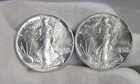 (2) 1988 US Silver Eagle $1 Gem Unc Better Date