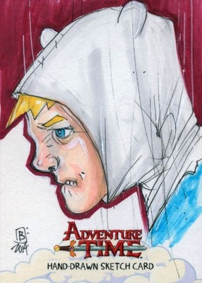 Cryptozoic ADVENTURE TIME SKETCH CARD - FINN THE HUMAN by BRIAN CANIO