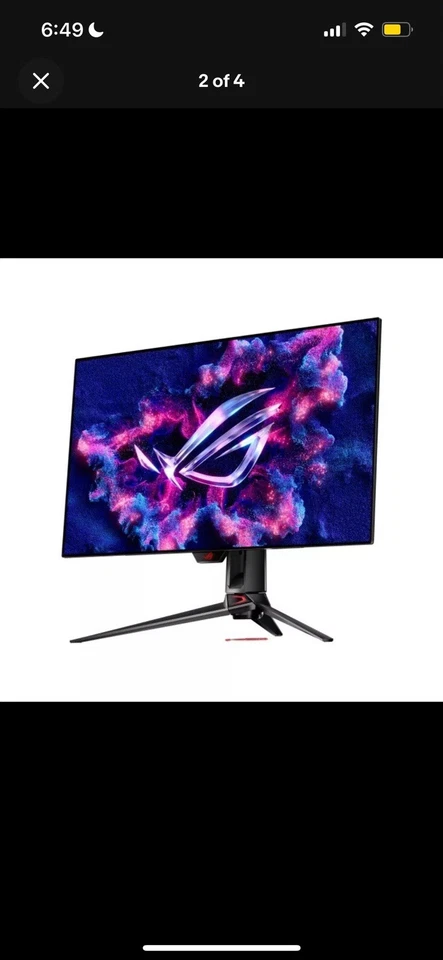 Asus ROG Swift PG32UCDM 31.5" OLED 4K 240Hz Gaming Monitor “Brand New Sealed” - Image 2 of 4