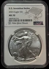NGC MS70 2023 American Silver Eagle One Dollar 1oz 999 Silver Coin-216