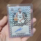 New Listing2023-24 Panini Mosaic Scripts  Auto Julian Champagnie #MS-CHM - Spurs