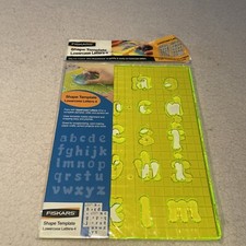 Fiskars Shape Template Lowercase Letters 1 Crafting Lettering Scrapbooking