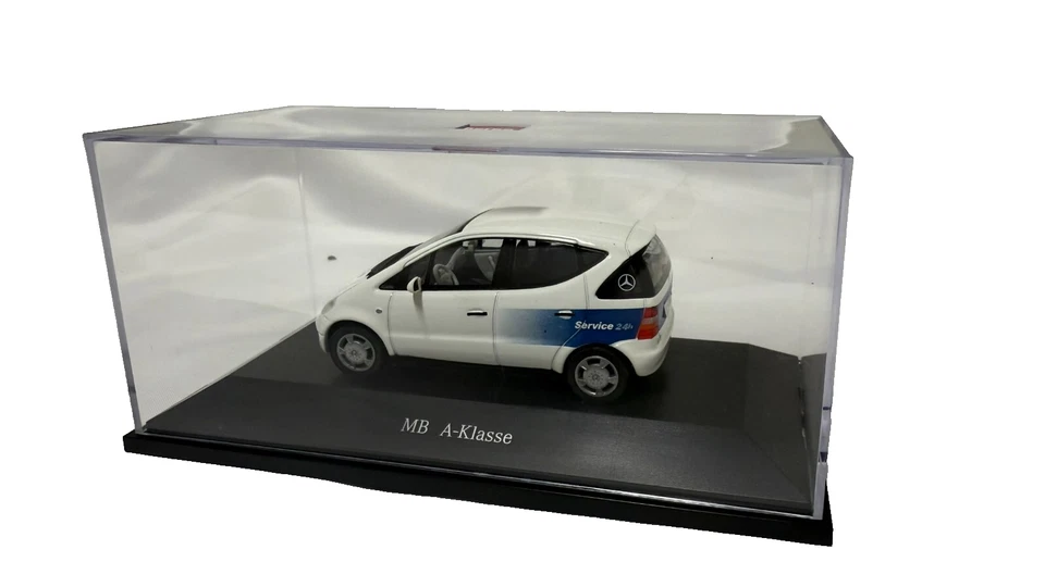 Herpa Escala 1:43 070560 - Mercedes Benz Clase A, MB Servicio 24h - Blanco Foto 2 de 4