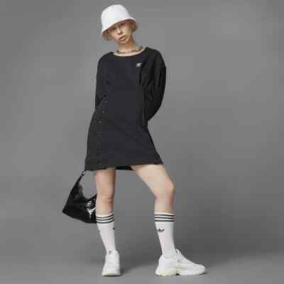 adidas oversized sweatshirt dress adidas ESSENTIALS OVERSIZED FLEECE HOODIE Grey Cotton XL