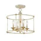 White Gold Chandeliers & Ceiling Fixtures