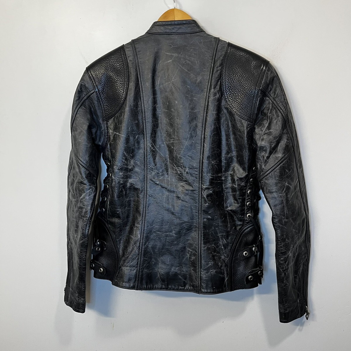 M*様 80s Harley-Davidson leather bomber j Vintage 80s Harley Davidson Quilted Fringed Leather