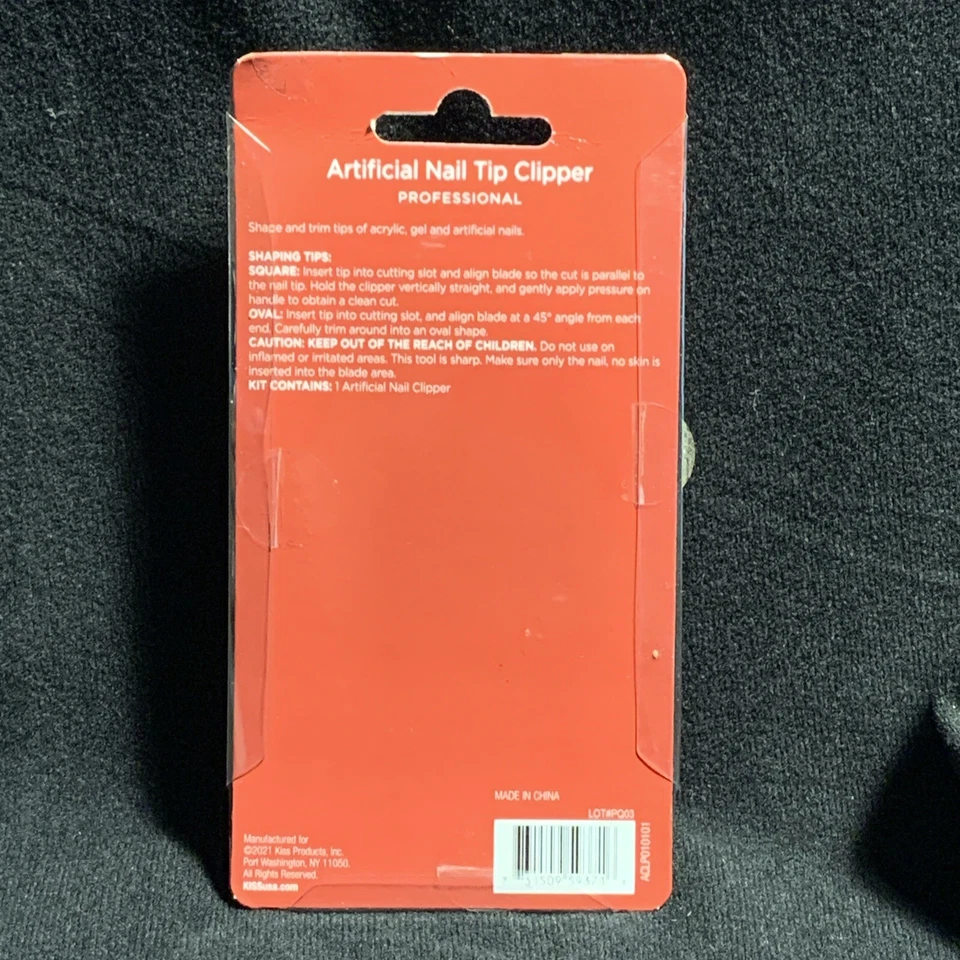 CORTADOR DE PUNTA DE UÑAS ARTIFICIAL BESO ACLP01 SALÓN ACERO INOXIDABLE DURADERO Foto 3 de 4