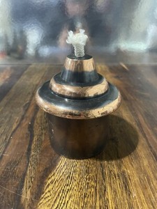 Copper Patio Tabletop Torch Unlit Vintage