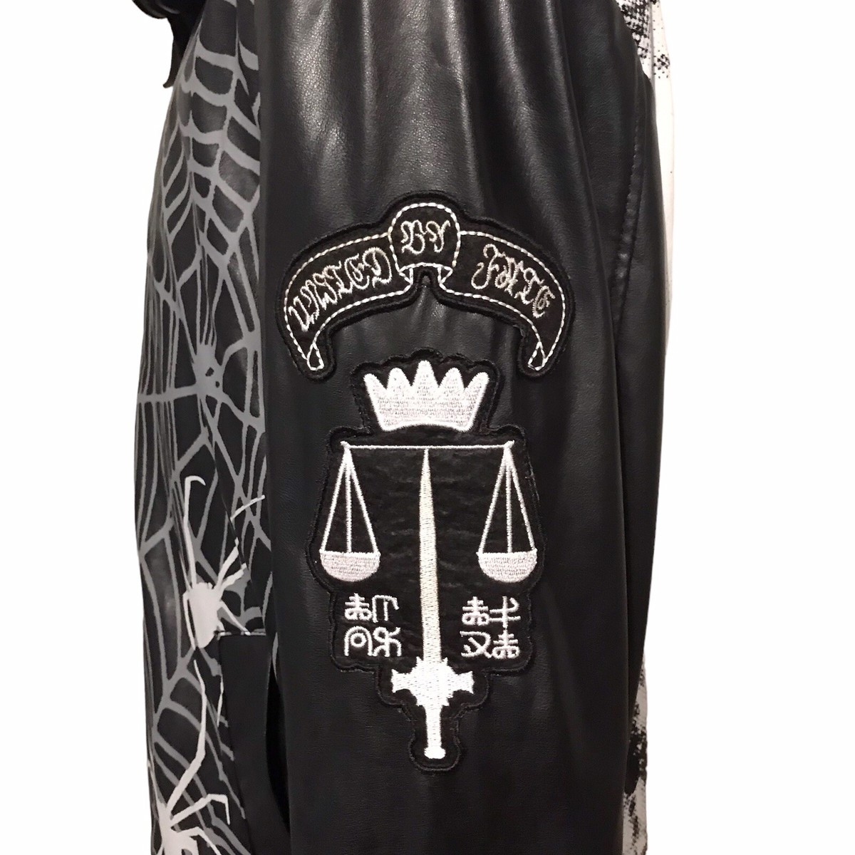 RARE Drop Dead UNDEAD Faux Leather Jacket Vampyres Tour Goth