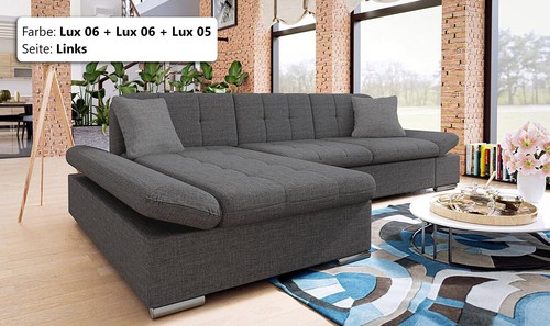 Ecksofa Montana L-Form Elegante Eckcouch Sofa Couchgarnitur Modern Wohnzimmer - Bild 9 von 79