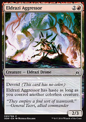MTG 4x ELDRAZI AGGRESSOR EXC - ELDRAZI AGGRESSOR - OGW - MAGIC