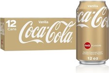 Coca Cola Vanilla Cans 355ml - Pack of 12