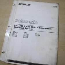 CAT CATERPILLAR 330 Excavator Electrical System Schematic Wiring Diagram Manual