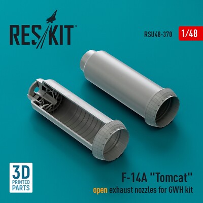 F-14A ''Tomcat'' open exhaust nozzles for GWH (3D Printed) 1:48 ResKit RSU48-0370