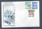 Eastern Germany (DDR) 1953 old set Cycling/Radrennen (Michel 355/57) on FDC