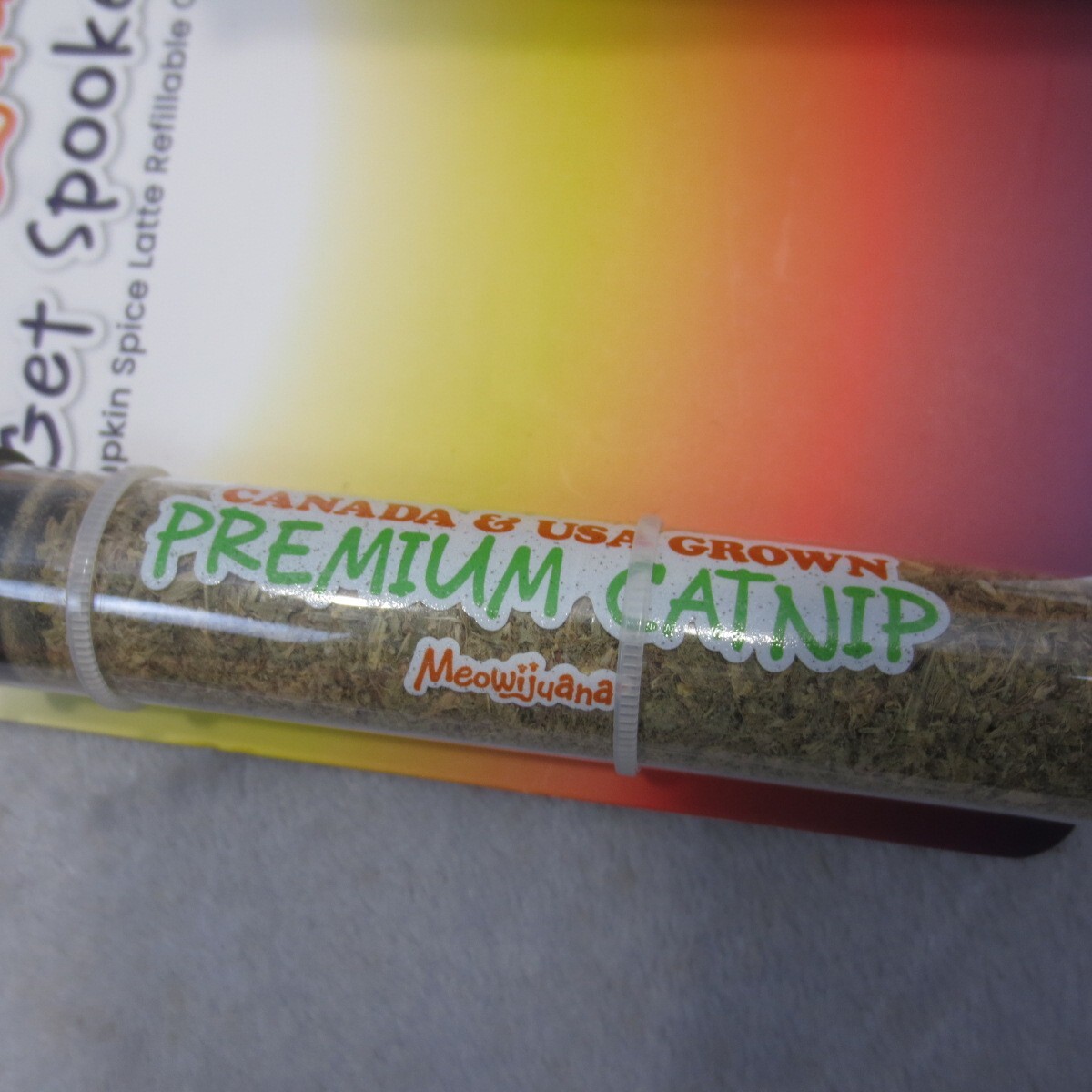 Meowijuana Get Spooked Halloween Pumpkin Spice Love You Latte Refillable Catnip