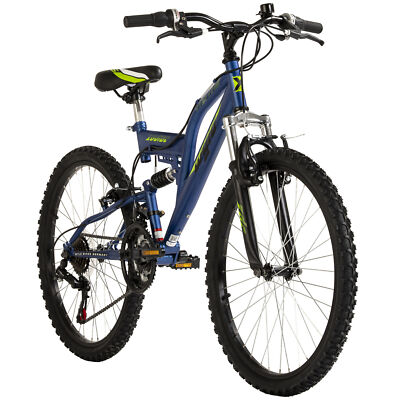 WYLD Kinder-Mountainbike Fully 24'' Zodiac 18 Gänge RH 38 cm M302K