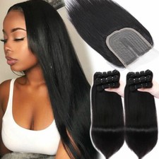 300G 3Bundles Weave Peruvian Real Virgin Human Hair Extensions Thick Weft Indian