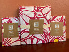 Pottery Barn Teen Full Queen Daisy Dot Duvet Cover 2 Standard Shams Magenta Pink