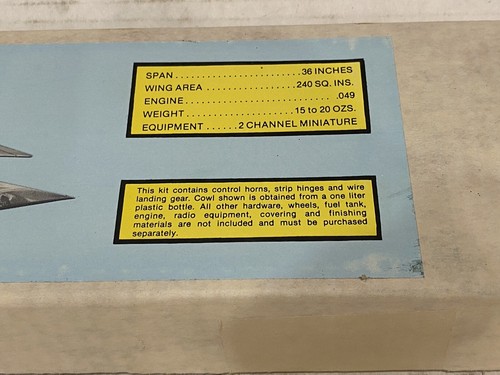 Champion : 1/2 A Fokker Eindecker Model Airplane: 36” Wingspan - Picture 3 of 12