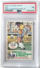 1982 La Vache Qui Rit Laughing Cow Zico 3eme Coupe Nationale de Football PSA 7