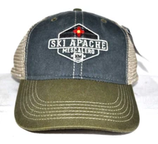 *SKI APACHE NEW MEXICO* Skiing Snowboarding Trucker Ball cap hat *OURAY 51286*