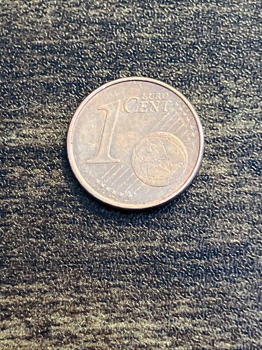 2008 Spain European Union 1 Euro Cent One Penny Actual Coin TK9070