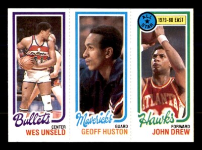 1980 Topps Basketball #159 Unseld Huston Drew NM *e2
