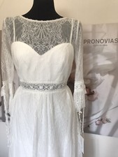 Pronovias Lace Regular Size A-line Wedding Dresses for sale UK
