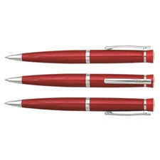 Scripto Sovereign Smooth Ballpoint in Elegant Red Finish with Comfortable Grip
