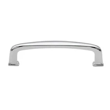GlideRite 3-3/4" CC Deco Cabinet Hardware Pull Polished Chrome - 81092-PC-1