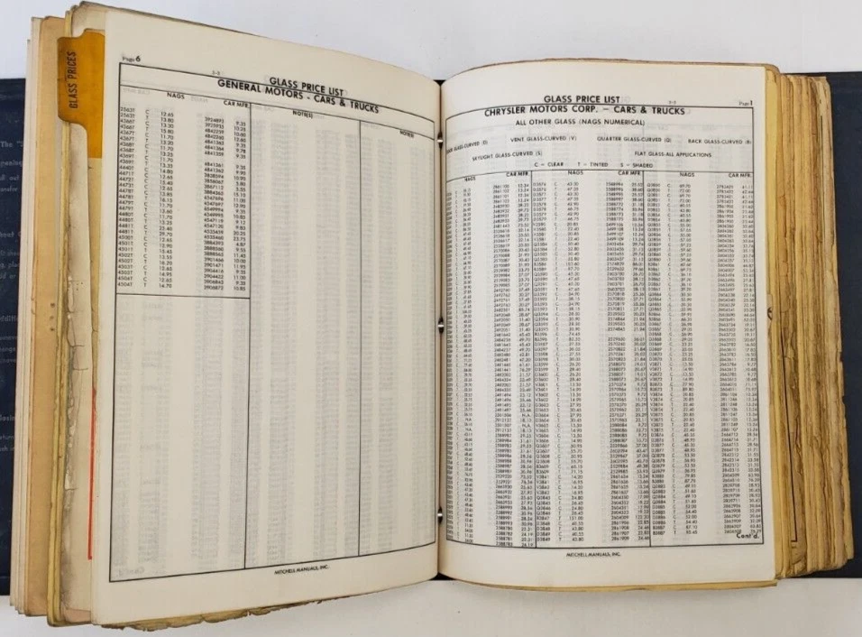 1963-1974 Dodge Collision Stimatore Parte Numero Servizio Prezzo List Guida - Immagine 4 di 4