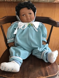 life size black doll