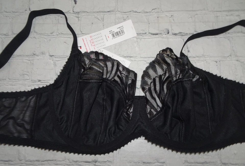 Berlei Women's Embrace Side Support Bra, Black, 38D - Image 3 of 4