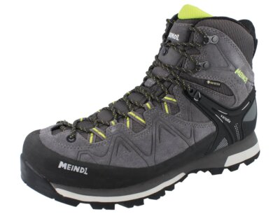 Meindl Tonale GTX Mens Trekking Hiking Boots Grey Charcoal/Lemon
