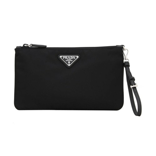 Prada Black Tessuto Nylon Prada Logo 