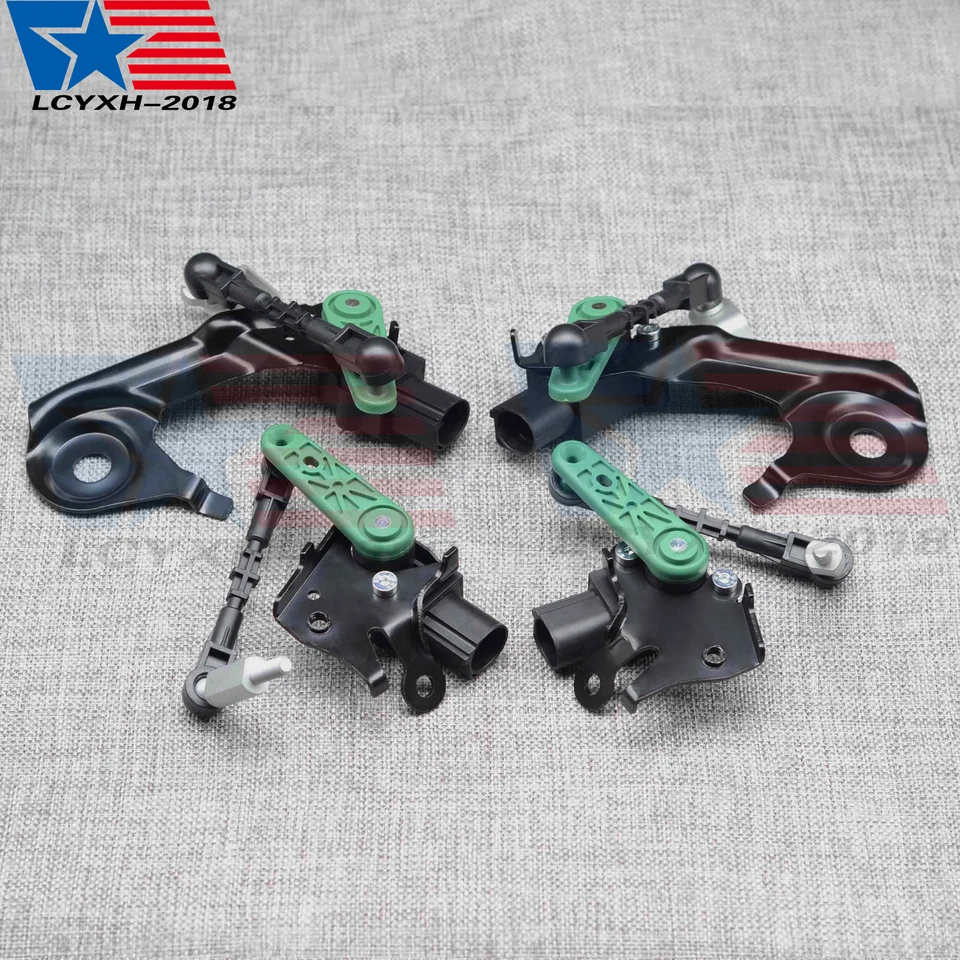 NUEVO 4 piezas sensor de nivel de altura delantero y trasero para 12-18 Audi A6/A7/A8 Quattro EE. UU. Foto 3 de 4