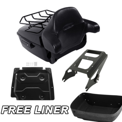 King Pack Trunk Pad Mount Rack Plate For Harley Tour Pak Road Glide 2009-2013 US