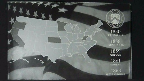 2005-S US Mint State Quarter Silver Proof Set 5 Coins 21ohoc0928-2 - Picture 2 of 6