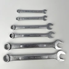 Craftsman USA 6 Piece 7mm-17mm Metric 12 Point Combination Wrench Set