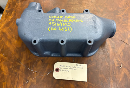 DETROIT DIESEL 6-71 MARINE OIL COOLER HOUSING #5169645