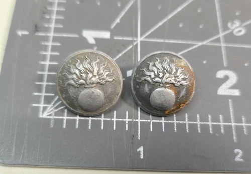 Military Uniform Button WWI World War 1 French Infantry