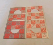45 RPM 7" RECORD SLEEVES CO. SLEEVE 6 PACK SEE PHOTOS ERIC Records SLV366