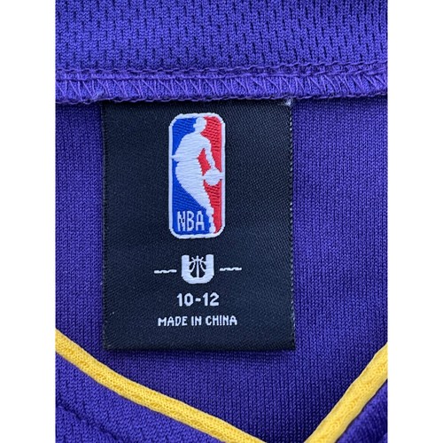 Los Angeles Lakers NBA Purple & Gold Baseball Jersey Youth MEDIUM 10-12 - Picture 6 of 7