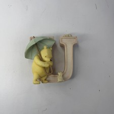 Disney Classic Winnie the Pooh Ceramic Alphabet Letter "U" Michel  Co.