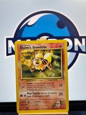 Blaine's Growlithe 35/132 Gym Heroes Uncommon NM 2000