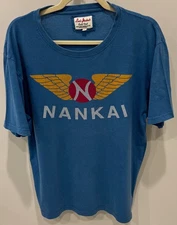 Vintage - Nankai Hawks Japanese Baseball Team - Red Jacket T-Shirt - Men's Large