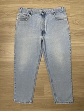 VTG 90s Levi's 545 Jeans Men s 40x30 Brown Tab Loose Fit Baggy Light Wash USA