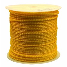 Rope Products 304005 1/8in x 3000ft Yellow Polypropylene Rope