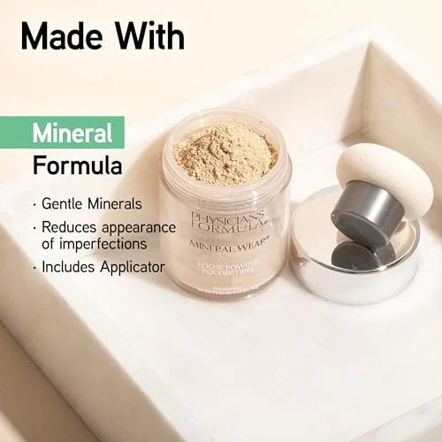 Physicians Formula Mineral Wear Talc-Free Loose Powder SPF 16 Creamy Natural, - Image 3 of 4